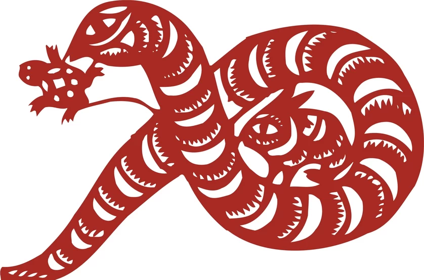 中国风中式传统喜庆民俗人物动物窗花剪纸插画边框AI矢量PNG素材【394】